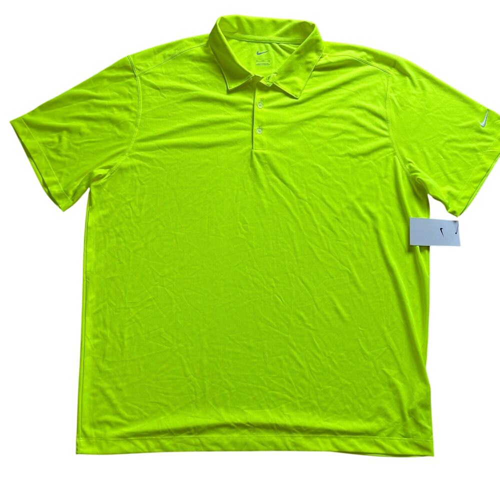 NWT Nike Men’s Golf Polo Short Sleeve Voit Yellow 637167-702 Size 2XL BRAND NEW